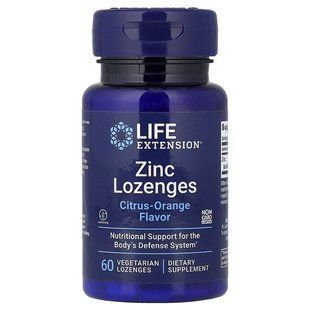 Life Extension Zinc Lozenges, 60 льодяників CN19944-1 фото