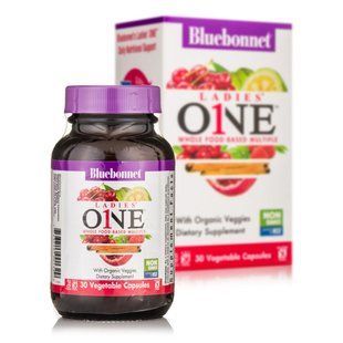 Bluebonnet Nutrition Ladies ONE, 30 вегакапсул CN5143 фото