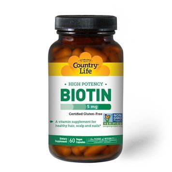 Country Life High Potency Biotin 5 mg, 60 капсул CN5267 фото