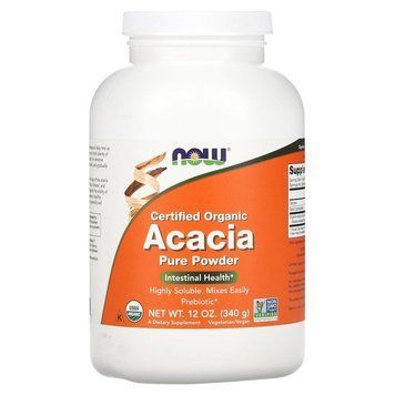 NOW Acacia Fiber, 340 грам CN13477 фото