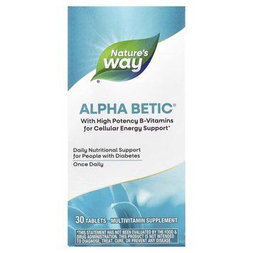 Nature's Way Alpha Betic, 30 таблеток CN16147 фото