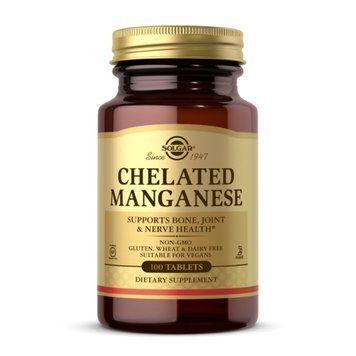 Chelated Manganese - 100 tabs 2023-10-3693 фото