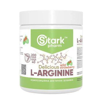 L-Arginine - 200g Strawberry Raspberry 2023-10-2207 фото