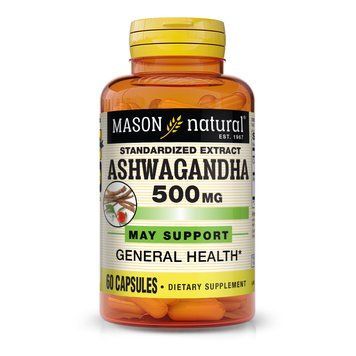 Mason Natural Ashwagandha 500 mg, 60 капсул CN11483 фото