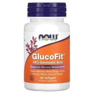 NOW GlucoFit, 60 капсул CN17340 фото