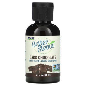 NOW Better Stevia Dark Chocolat, 60 мл CN10624 фото