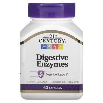 21st Century Digestive Enzymes, 60 капсул CN16073 фото