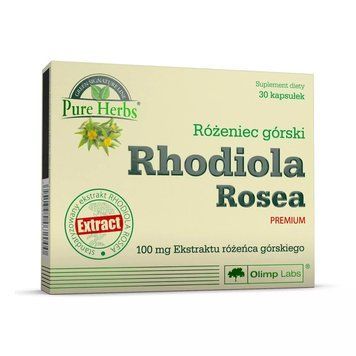 Olimp Sport Nutrition Pure Herbs Rhodiola Rosea Premium, 30 капсул CN14607 фото