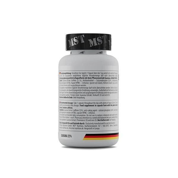 MST Nutrition Guarana 22%, 90 капсул CN7206 фото
