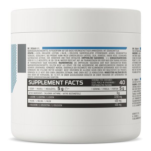 OstroVit BCAA 8:1:1, 200 грамм - Без вкуса CN1371-1 фото
