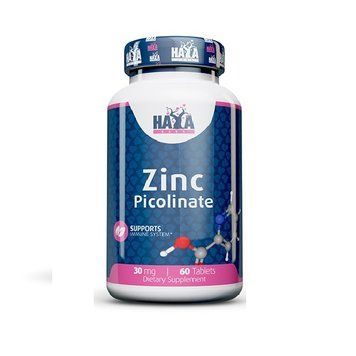 Haya Labs Zinc Picolinate 30 mg, 60 таблеток CN12134 фото
