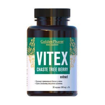 Golden Pharm Vitex 500 mg, 90 вегакапсул CN15520 фото