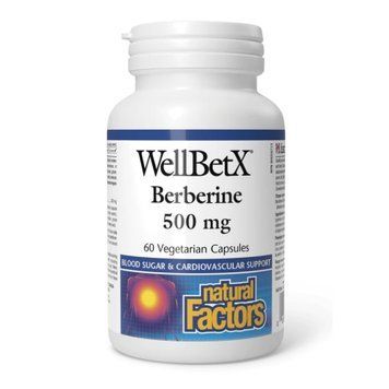 WellBetX Berberine 500mg - 60 vcaps 2023-10-4053 фото