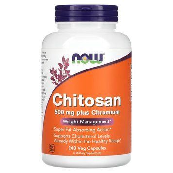NOW Chitosan Plus 500 mg, 240 капсул CN10296 фото