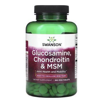 Glucosamine, Chondroitin & Msm Mini Tabs - 360 tabs (До 09.26) 2023-10-7865 фото