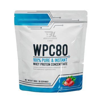 Bodyperson Labs WPC80, 900 грамм - Клубника CN10737-1 фото