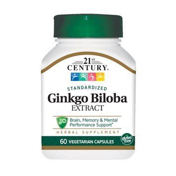 21st Century Ginkgo Biloba Extract, 60 вегакапсул CN3897 фото