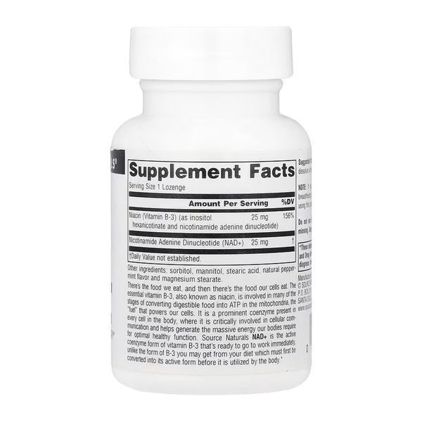 NAD+ Coenzymated&trade; B-3 - 30 Lozenges 2023-10-5886 фото