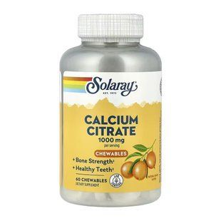 Calcium Citrate 1000mg - 60 chewables 2023-10-6968 фото