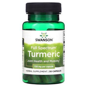 Swanson Turmeric 720 mg, 30 капсул CN16511 фото