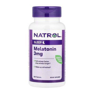 Melatonin 3mg - 120 tabs 2023-10-6238 фото