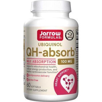 Jarrow Formulas Ubiquinol QH-Absorb 100 mg, 60 капсул CN8242 фото