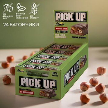 FitWin Pick Up, 24*45 грам - Карамель-фундук CN15678 фото