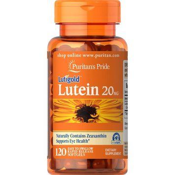 Puritan's Pride Lutein 20 mg, 120 капсул CN6618 фото