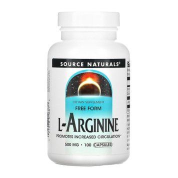 L-Arginine 500 mg - 100 tabs 2023-10-6605 фото