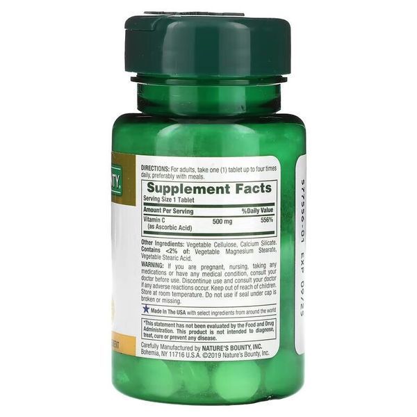 Nature's Bounty Vitamin C 500 mg, 100 таблеток CN15521 фото