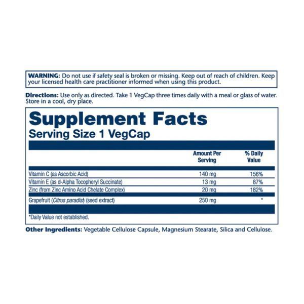 Grapefruit Seed Extract 250mg - 60 vcaps 2023-10-4433 фото