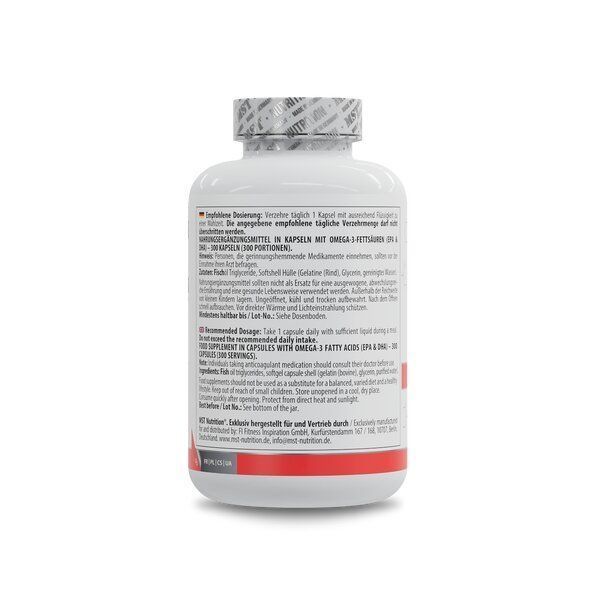 MST Nutrition Omega 3, 300 капсул CN17235 фото