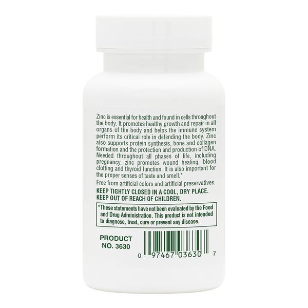 Natures Plus Zinc 10 mg, 90 таблеток CN11696 фото