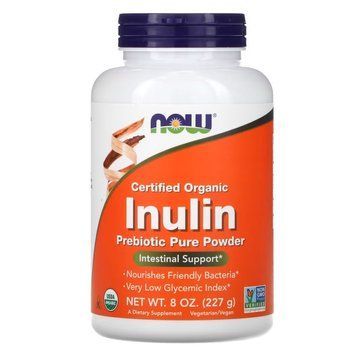 NOW Inulin powder, 227 грамм CN4489 фото