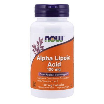 NOW Alpha Lipoic Acid 100 mg, 60 вегакапсул CN4415 фото