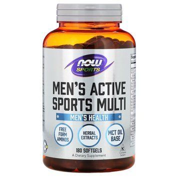 NOW Sports Mens Active Sports Multi, 180 капсул CN4501 фото