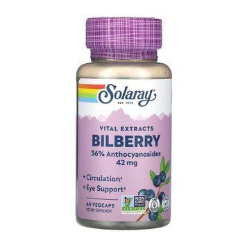 Bilberry Berry Extract 42mg - 60 vcaps 2023-10-6969 фото