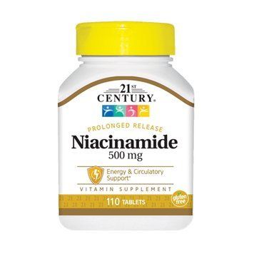 21st Century Niacinamide 500 mg, 110 таблеток CN3911 фото