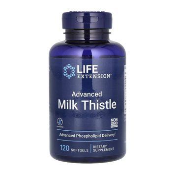 Advanced Milk Thistle - 120 softgels (Затертая дата) 2023-10-7869 фото