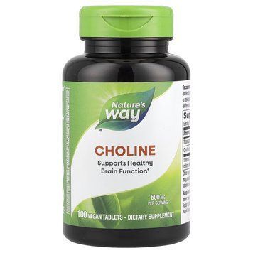 Nature's Way Choline, 100 таблеток CN16177 фото