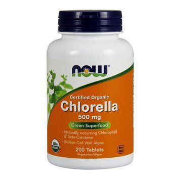 NOW Chlorella 500 mg, 200 таблеток CN10301 фото