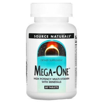 Source Naturals Mega-One, 60 таблеток CN12639 фото