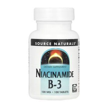 Niacinamide B-3 100 mg - 100 tabs 2023-10-6139 фото