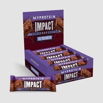 MyProtein Impact Protein Bar, 12*64 грамм - Брауни FC61A8C73A68 фото