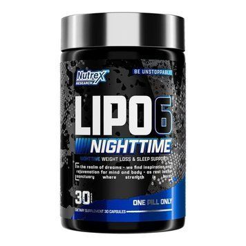 Nutrex Research Lipo-6 Black NightTime Ultra Concentrate, 30 капсул CN9085 фото