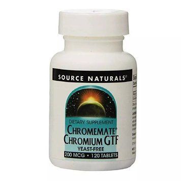 Source Naturals Chromemate Chromium GTF 200 mcg, 120 таблеток CN13579 фото