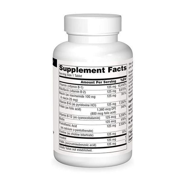 Source Naturals B-125, 60 таблеток CN12563 фото