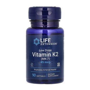 Low Dose Vitamin K2 45 mcg - 90 softgels 2023-10-5209 фото