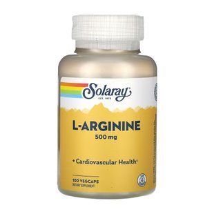 L-Arginine Free Form 500mg - 100 vcaps 2023-10-6971 фото