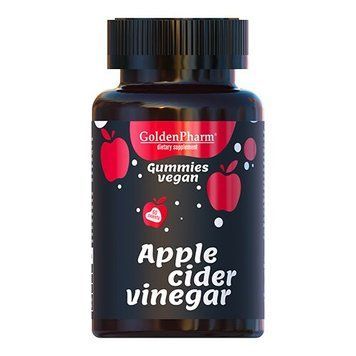 Golden Pharm Apple Cider Vinegar, 60 желейок CN15578 фото
